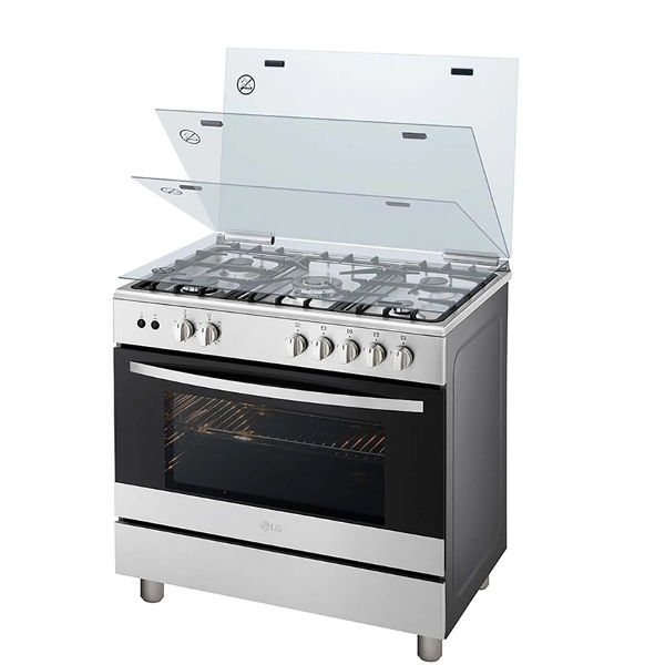 LG 5 Burner 90X60 Gas Cooker with Oven & Grill - FA415RMA