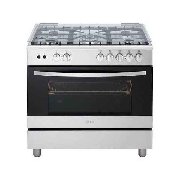 LG 5 Burner 90X60 Gas Cooker with Oven & Grill - FA415RMA
