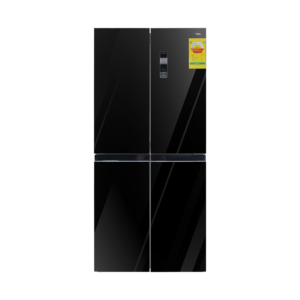 TCL 421 Litres French Door Refrigerator (Black) - P547FDBG