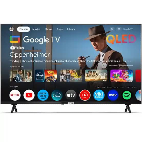 Sigma STV-KQ55TZ 55-Inch QLED 4K Smart TV